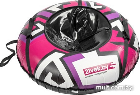 Тюбинг 21vek ТВ100 (белый/красный/фиолетовый)