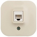 Розетка компьютерная Legrand Quteo 782254 (слоновая кость)