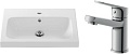 Умывальник Cersanit Carina 60В S-UM-CAR60/1 + 63034