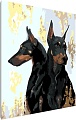 Картина по номерам PaintLine Доберманы 2038094983129