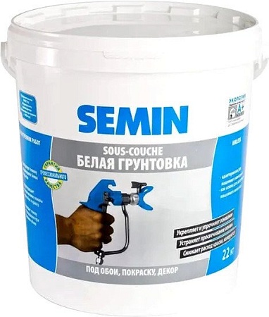 Semin Sous-Couche Airless 22 кг (белая крышка)