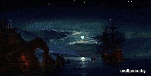 Набор для вышивания Золотое руно В свете луны ММ-024