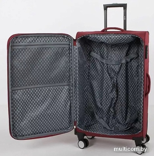 Чемодан-спиннер Grott 338-1001/3-28 (бордовый)