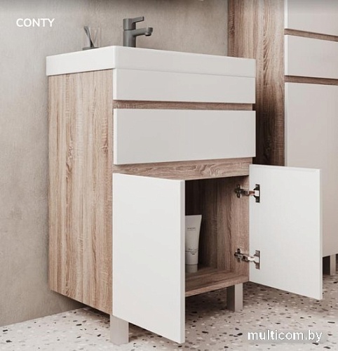 Volna Тумба под умывальник Conty 80.2D.1Y (напольная)