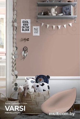 Краска Finntella Foxy Lapselli Matte Varsi F-50-1-1-FL225 0.9 л (бежевый, розовый)