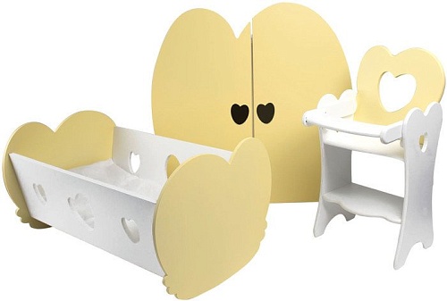 Набор мебели для кукол Paremo мини PFD120-23M (3 предм.)