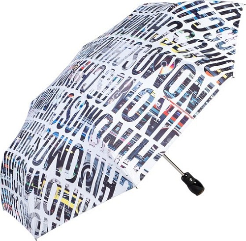 Зонт Moschino 8600-OCA Boombox White