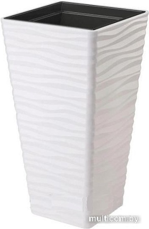 Кашпо Form-Plastic Sahara Dunes 3960-011 (белый)