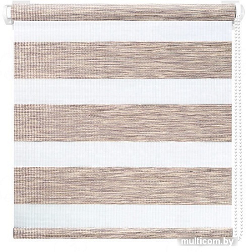 Шторы день-ночь АС МАРТ Вудэн 90x160 (бежево-серый)