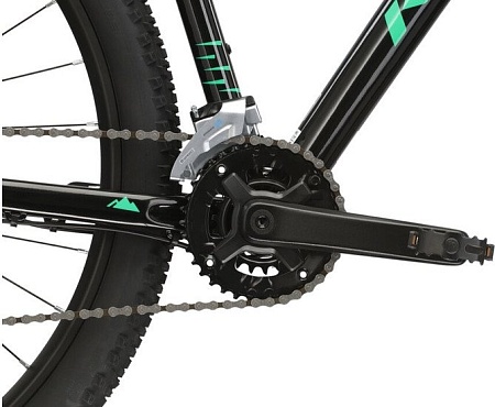 Велосипед Kross Level 1.0 29 XL/20" 2024 (черный/зеленый)