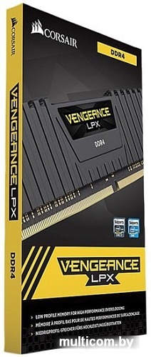 Оперативная память Corsair Vengeance LPX 2x32ГБ DDR4 3600 МГц CMK64GX4M2D3600C18