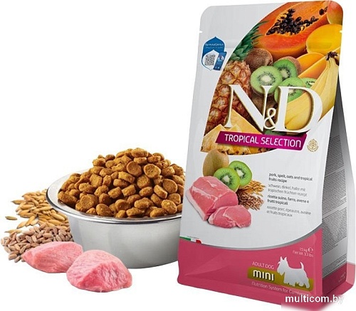 Сухой корм для собак Farmina N&D Tropical Selection Dog Pork Adult Mini (1.5кг)