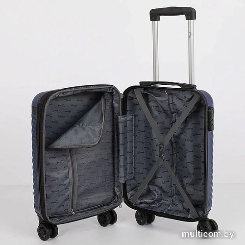 Чемодан-спиннер Grott 338-9108/5-18 (синий)