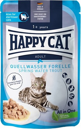 Пресервы Happy Cat Quellwasser Forelle форель 20х85 г