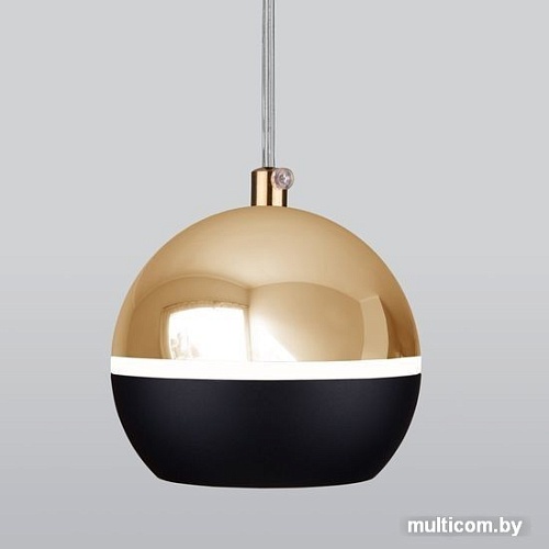 Подвесная люстра Elektrostandard DLS023 9W 4200K (черный /золото)