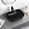 Умывальник Abber Rechteck AC2200MB (черный матовый)