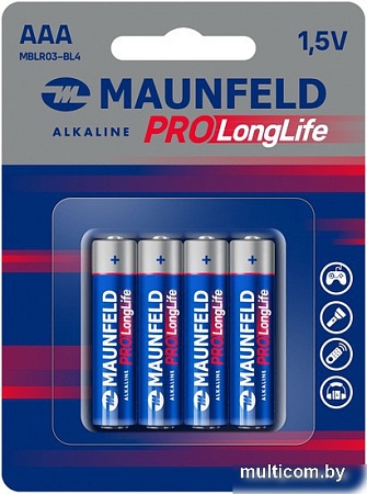 Батарейка MAUNFELD Pro Long Life MBLR03-BL4