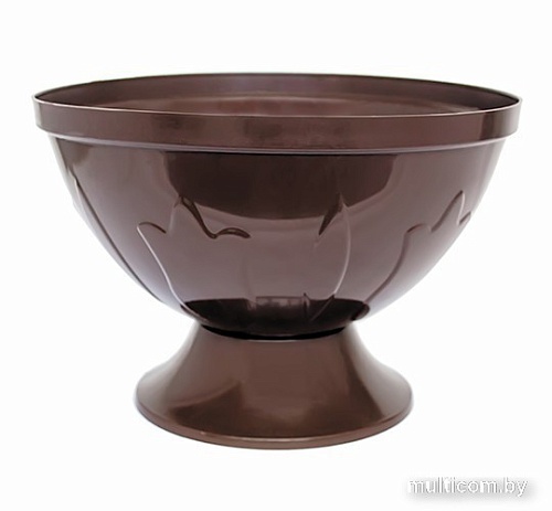 Вазон БЗПИ 23c497-3567 (8 л, белый, коричневый)