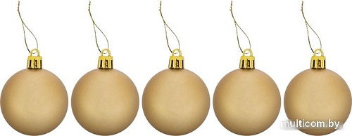 Елочная игрушка Золотая сказка 591129 (золото/перламутр)