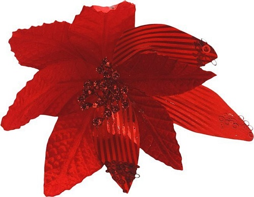 Рождественская ветка MonAmi TM25-056D-RED