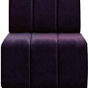 Интерьерное кресло Brioli Руди Полоса (велюр, B40 фиолетовый)