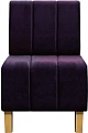 Интерьерное кресло Brioli Руди Полоса (велюр, B40 фиолетовый)