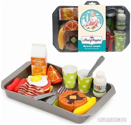 Набор игрушечных продуктов Mary Poppins Английский завтрак Кухни мира 453187