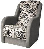 Интерьерное кресло Асмана Дачник-1 (рогожка вензель коричневый/рогожка бежевый)