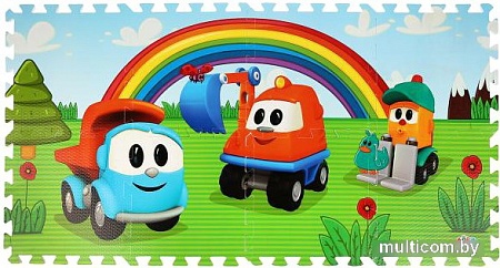 Коврик-пазл Играем вместе Грузовичок Лёва FS-GL