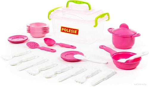 Набор игрушечной посуды Полесье 35 элементов 56641