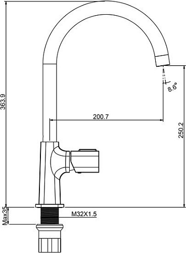 Смеситель Maxonor Pure Life PL4089-9