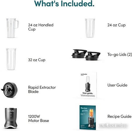 Стационарный блендер NutriBullet NB1206DGB Ultra