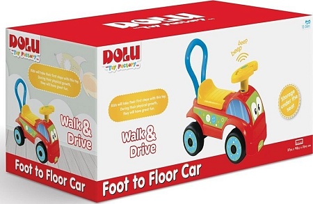 Каталка Dolu Foot to Floor 2620 (красный)