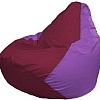 Кресло-мешок Flagman Груша Супер Мега 4XL Г5.1-302 (бордовый/сиреневый)