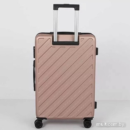 Чемодан-спиннер Mr.Bag 338-9101/5-24PNK (розовый)