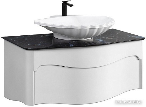 Belux Тумба под умывальник Анжело НП110-01 (1, белый глянец)
