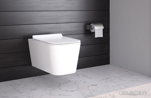 Унитаз Berges Wasserhaus Floe Rimless + Floe Slim SO + Novum525 + F3 043223