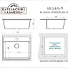 Кухонная мойка MARRBAXX Карельский камень модель 9/Q4 (черный)