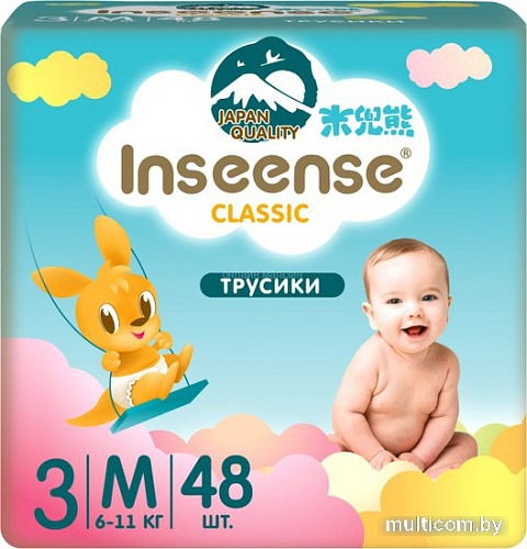 Трусики-подгузники Inseense Classic M 6-11 кг InsCM48Blue (48 шт)