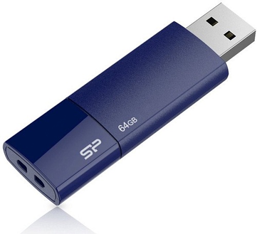 USB Flash Silicon-Power Ultima U05 64GB Blue (SP064GBUF2U05V1D)