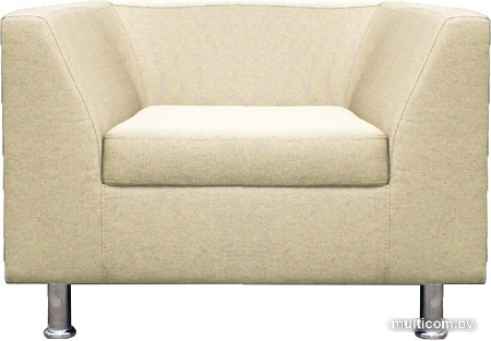 Интерьерное кресло Brioli Дедрик (рогожка, J1 кремовый)