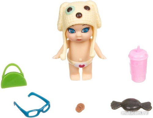 Кукла Bondibon OLY в баночке и шапочке-ушанке и аксессуарами ВВ3828