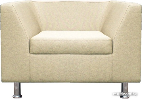 Интерьерное кресло Brioli Дедрик (рогожка, J1 кремовый)