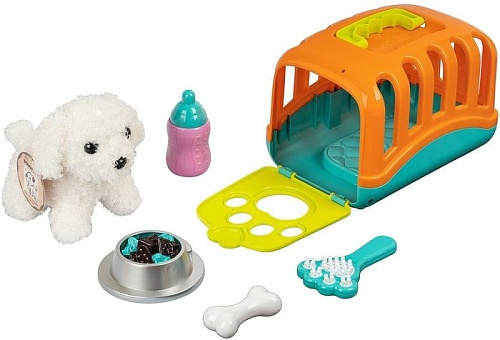 Сумочка-игрушка Bondibon Собака в сумке-переноске ВВ4618