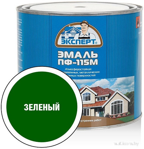 Эксперт ПФ-115М Глянцевый 1.8 кг (зеленый)