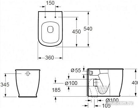 Унитаз IMEX Genesis CB10150 195674