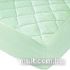 Защитный наматрасник Vegas Protect Cotton S1 110x200 (фисташковый)