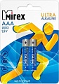 Батарейки Mirex Ultra Alkaline AAA 2 шт LR03-E2
