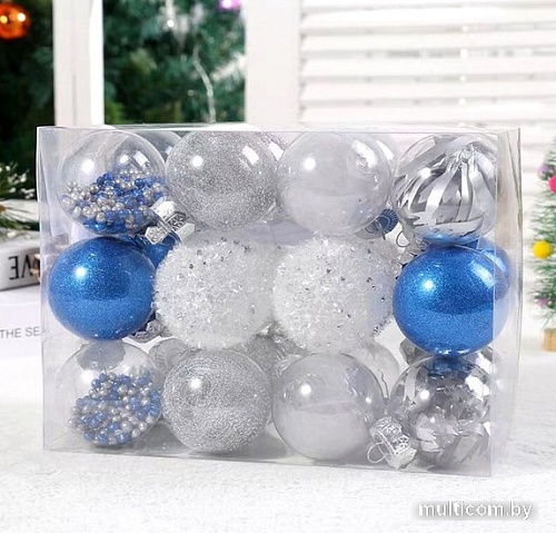 Елочная игрушка MonAmi XU2211 (24шт)