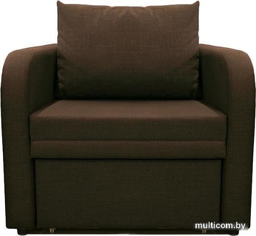 Кресло-кровать Brioli Пино Т (рогожка, J5 коричневый)
